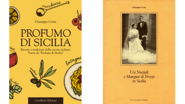 I libri di Giuseppe Coria sulla gastronomia Siciliana