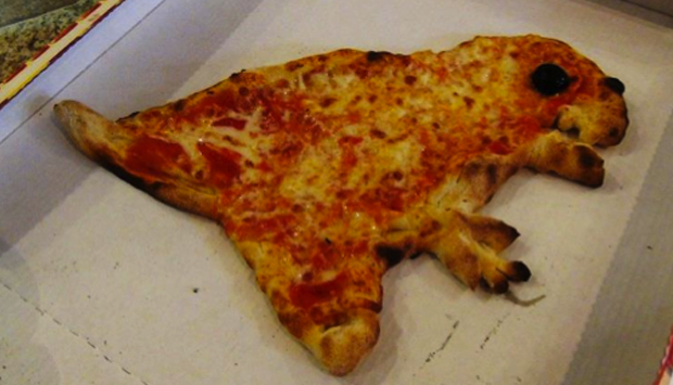 La pizza a forma di dinosauro: come farla in casa