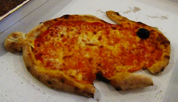 La pizza a forma di coniglietto: ecco come si fa