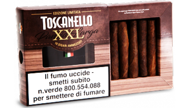 Toscanello XXL, la praticità del nuovo sigaro ammezzato a pancia larga