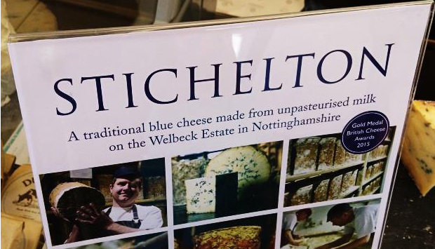 Stichelton a Latte Crudo, formaggio presidio Slow Food del Regno Unito
