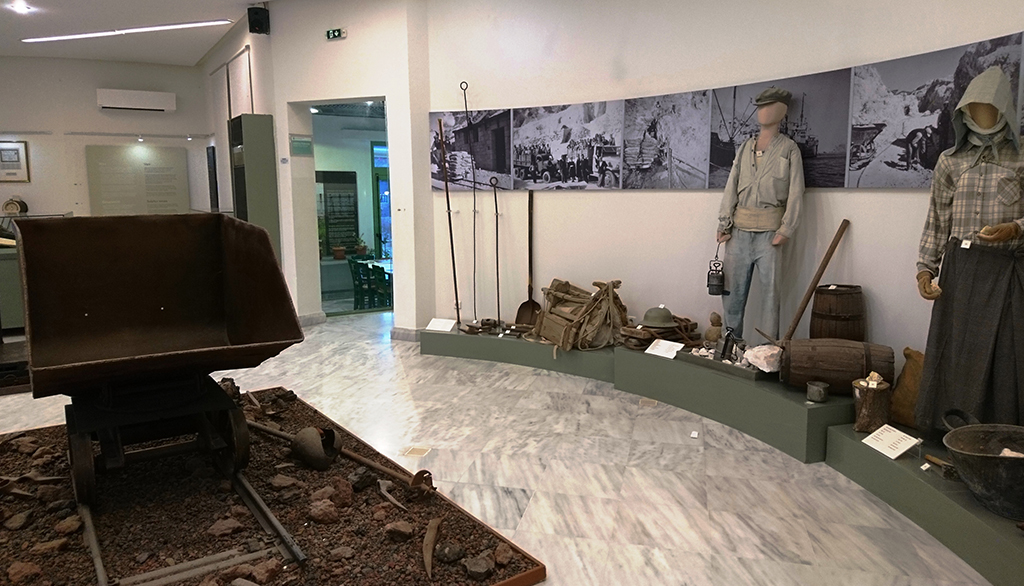 Al Museo Minerario di Adamas sull’isola greca di Milos, in mostra storia geologica e lavoro umano