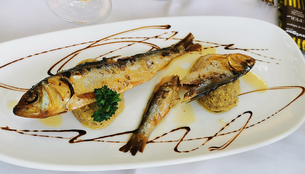 I piatti tradizionali del Ristorante Vapore a Torno, locale sulle rive del Lago di Como