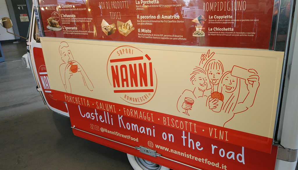 Nannì street food, i sapori “romaneschi” in giro per la Lombardia