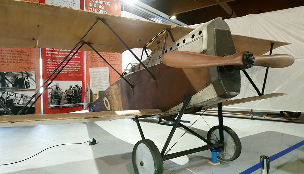 Museo dell’aeronautica Gianni Caproni a Trento, l’epica del volo tra velivoli storici