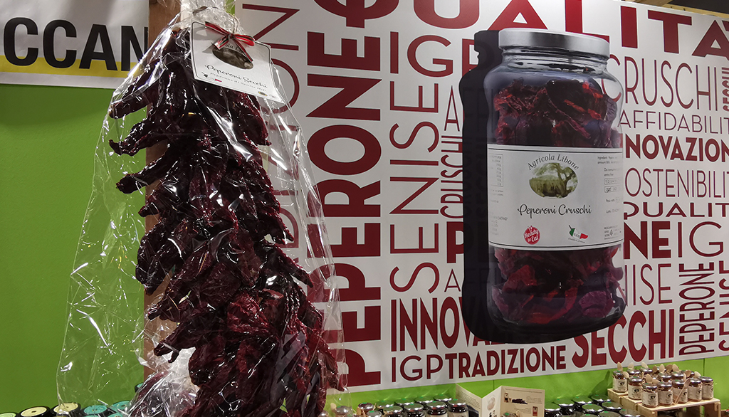 Il Peperone di Senise I.G.P. dell’azienda Libone nel Parco Nazionale del Pollino in Basilicata