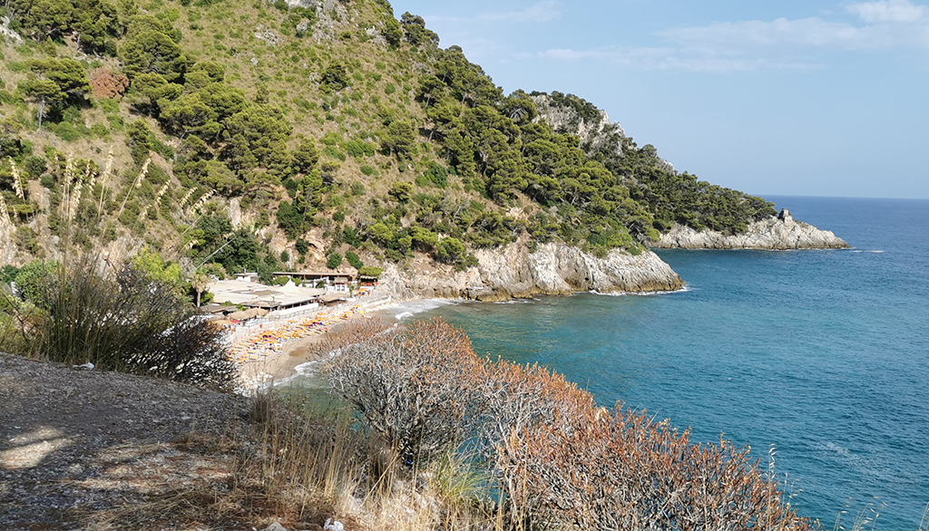 La spiaggia delle Bambole, bellissima area di balneazione tra Itri e Sperlonga nel Lazio