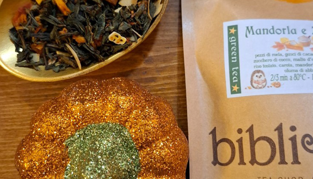 BiblioTèq Tea Shop di Roma, straordinari tè aromatizzati con frutta, spezie, fiori e bontà varie