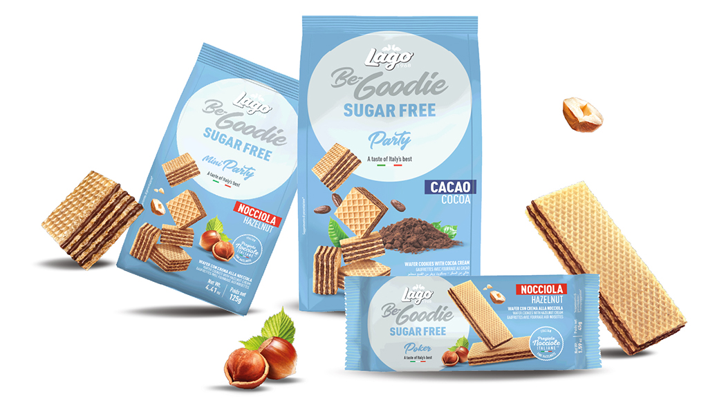 La nuova linea di wafer Lago Be-Goodie Sugar Free, bontà senza zuccheri aggiunti