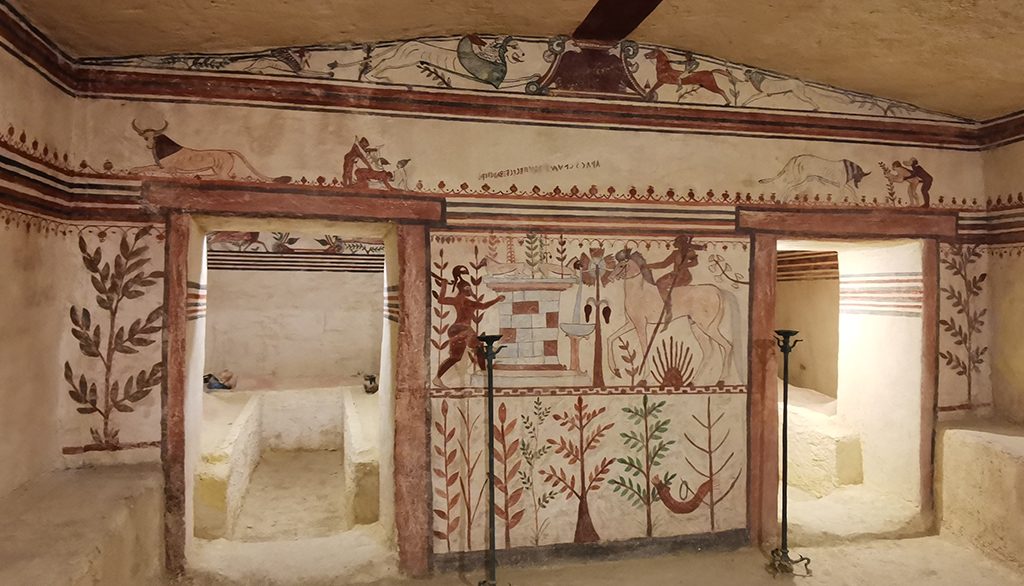 Etruscopolis a Tarquinia (VT), suggestivo museo sotterraneo sugli Etruschi tra arte e reperti